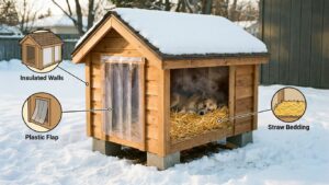 how to keep dog warm outside in winter