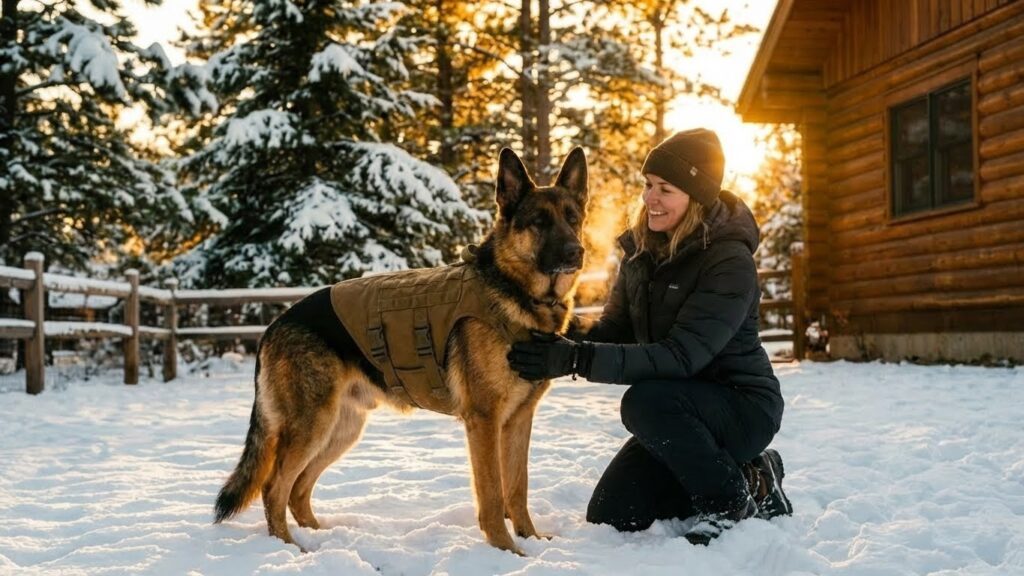 how to keep dog warm outside in winter