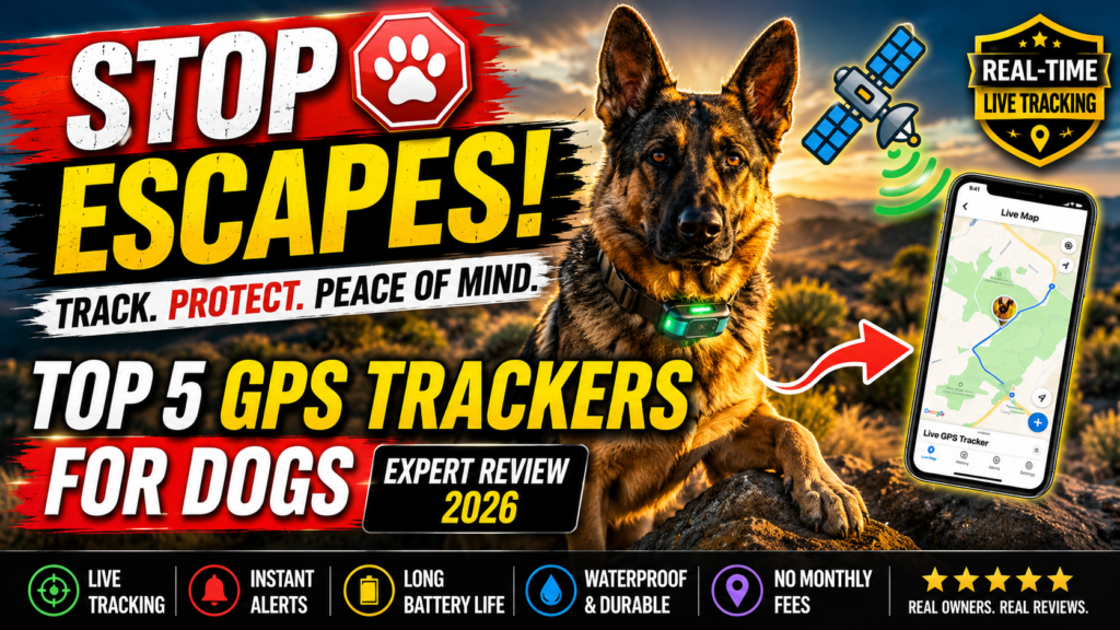 Top 5 GPS Trackers for Dogs (2026)