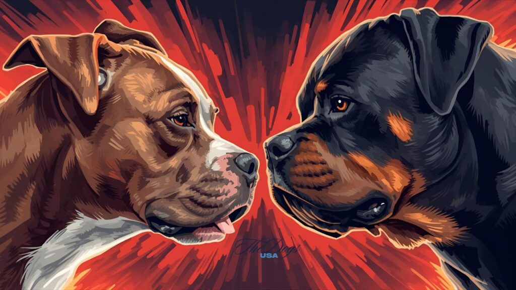 Pitbull vs Rottweiler Temperament