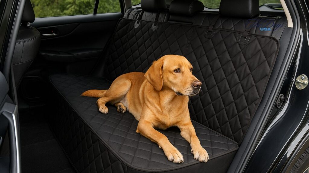 dog car seat cover with hard bottom