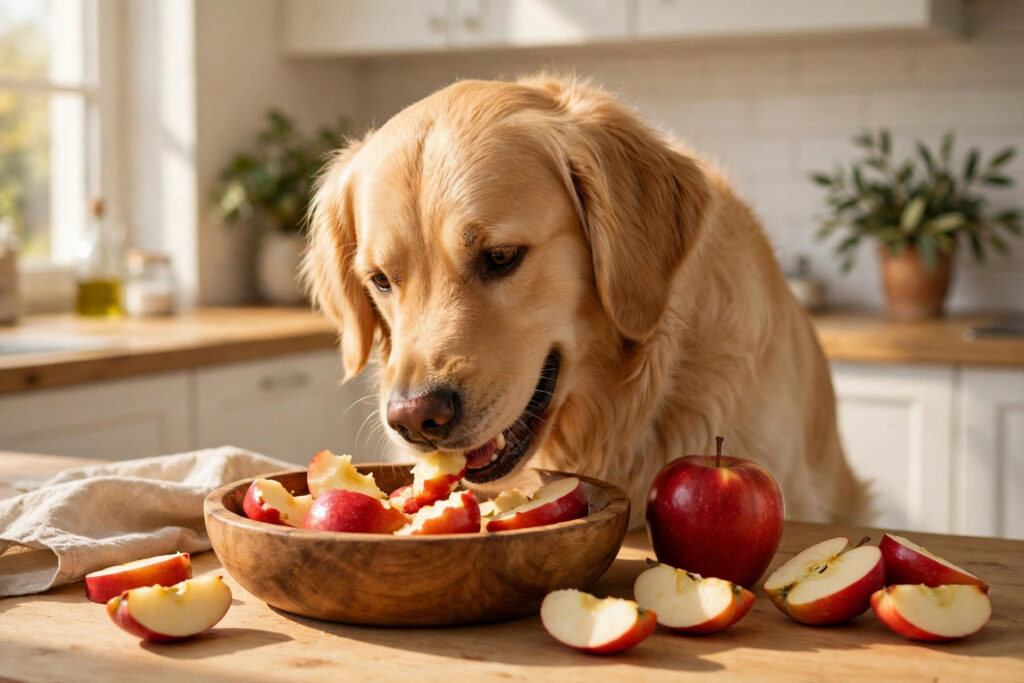 Can dogs eat apples — fresh apple slices for dogs